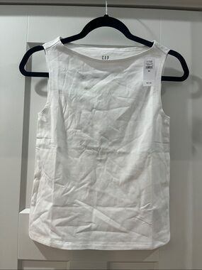 GAP White Women's Crewneck Tank Top XS Extra Small NWT